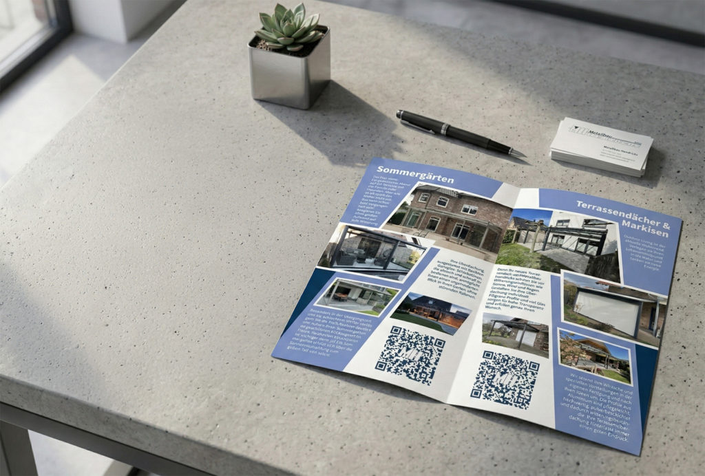 Metallbau Hendricks Faltblatt